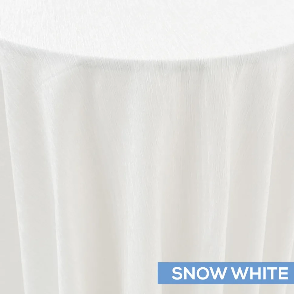 Solstice Tablecloth by Eastern Mills - Snow White - Many Size Options