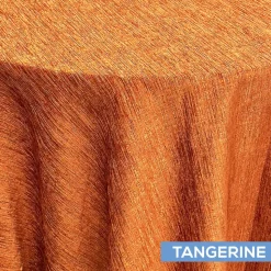 Solstice Tablecloth by Eastern Mills - Tangerine - Many Size Options