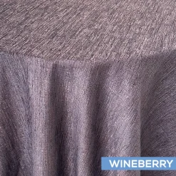 Solstice Tablecloth by Eastern Mills - Wineberry - Many Size Options