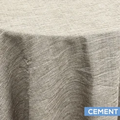 Solstice Tablecloth by Eastern Mills - Cement - Many Size Options