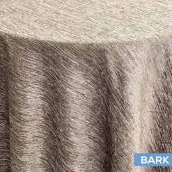 Solstice Tablecloth by Eastern Mills - Bark - Many Size Options