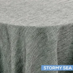 Solstice Tablecloth by Eastern Mills - Stormy Sea - Many Size Options