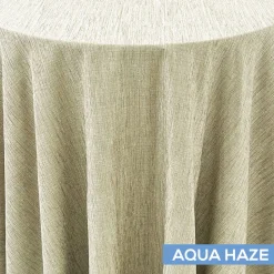 Solstice Tablecloth by Eastern Mills - Aqua Haze - Many Size Options
