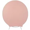 Spandex Arch Cover for Round 7.5 ft Wedding Arch Stand - Blush/Rose Gold