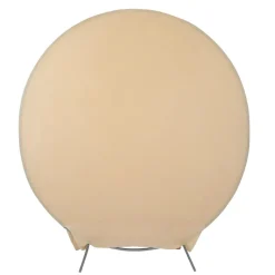Spandex Arch Cover for Round 7.5 ft Wedding Arch Stand - Champagne