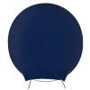 Spandex Arch Cover for Round 7.5 ft Wedding Arch Stand - Navy Blue