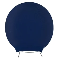 Spandex Arch Cover for Round 7.5 ft Wedding Arch Stand - Navy Blue
