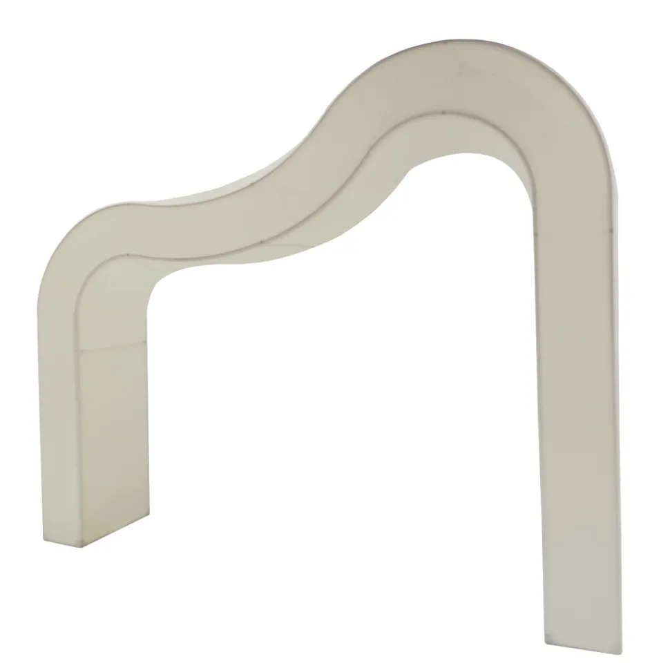 Spandex Cover for 3D Curvy Wave Arch - Ivory