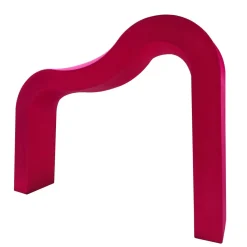 Spandex Cover for 3D Curvy Wave Arch - Fuchsia