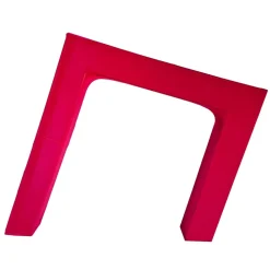 Spandex Cover for 3D Tilted Rectangular Stand - 7.85ft - Fuchsia
