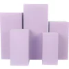Spandex Covers for Square Metal Pillar Pedestal Stands 5 pcs/set - Lavender