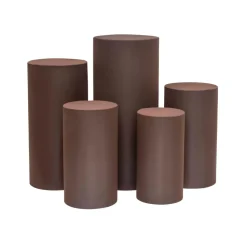 Spandex Pillar Covers for Metal Cylinder Pedestal Stands 5 pcs/set