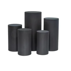 Spandex Pillar Covers for Metal Cylinder Pedestal Stands 5 pcs/set