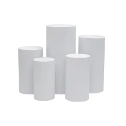 Spandex Pillar Covers for Metal Cylinder Pedestal Stands 5 pcs/set