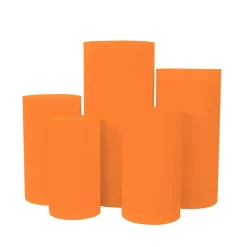 Spandex Pillar Covers for Metal Cylinder Pedestal Stands 5 pcs/set