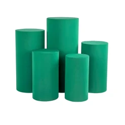 Spandex Pillar Covers for Metal Cylinder Pedestal Stands 5 pcs/set