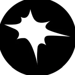 Splat - Stock Gobo for Gobo Light Projectors - Choose your size!