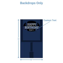 Sports - American Football Foam Core Birthday Backdrop Kit by PopScene™