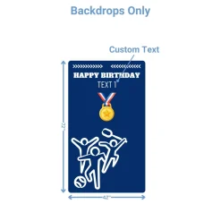 Sports Legends Foam Core Birthday Backdrop Kit by PopScene™