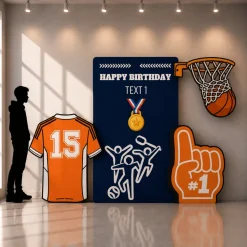 Sports Legends Foam Core Birthday Backdrop Kit by PopScene™