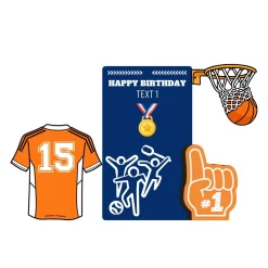 Sports Legends Foam Core Birthday Backdrop Kit by PopScene™
