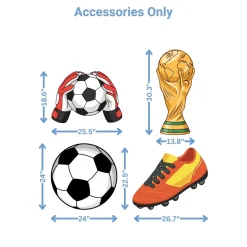 Sports - Soccer 1 Foam Core Birthday Backdrop Kit by PopScene™