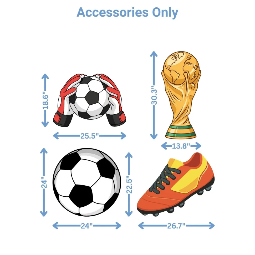 Sports - Soccer 1 Foam Core Birthday Backdrop Kit by PopScene™