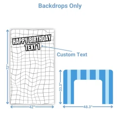Sports - Soccer 2 Foam Core Birthday Backdrop Kit by PopScene™