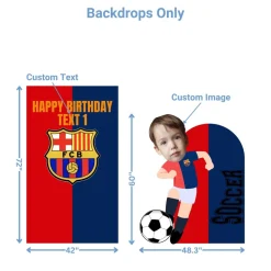 Sports - Soccer 3 Foam Core Birthday Backdrop Kit by PopScene™