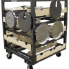 Stanchion Cart, Horizontal Storage 20 PCS