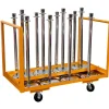 Stanchion Cart, Vertical Storage 12 PCS