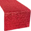 Standard Sequin Table Runner by Eastern Mills - Red