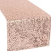 Standard Sequin Table Runner by Eastern Mills - Blush/Rose Gold