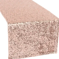 Standard Sequin Table Runner by Eastern Mills - Blush/Rose Gold