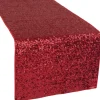 Standard Sequin Table Runner by Eastern Mills - Apple Red