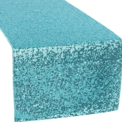 Standard Sequin Table Runner by Eastern Mills - Turquoise