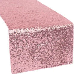 Standard Sequin Table Runner by Eastern Mills - Pink