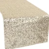 Standard Sequin Table Runner by Eastern Mills - Champagne