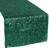 Standard Sequin Table Runner by Eastern Mills - Emerald Green