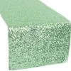 Standard Sequin Table Runner by Eastern Mills - Mint Green