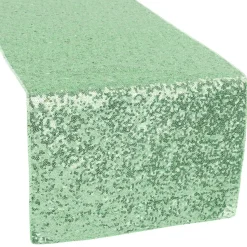 Standard Sequin Table Runner by Eastern Mills - Mint Green