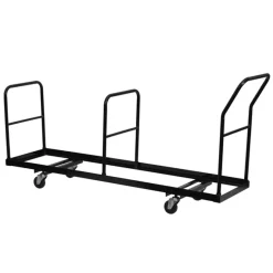 Steel Folding Chair Storage Dolly XL - Fits FeatherXT Folding Chairs