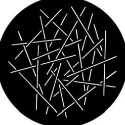 Sticks - Stock Gobo for Gobo Light Projectors - Choose your size!