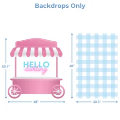 Strawberry Bliss Foam Core Backdrop Kit by PopScene™