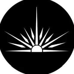 Sunbursts - Stock Gobo for Gobo Light Projectors - Choose your size!