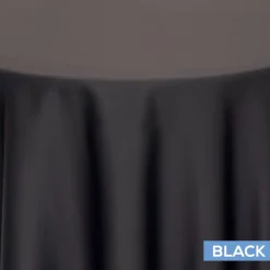 Sunset Dimout Tablecloth by Eastern Mills - Black - Many Size Options