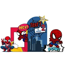 Superheroes - Spider Hero 2 Foam Core Birthday Backdrop Kit by PopScene™