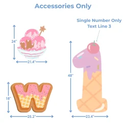 Sweet Treats Foam Core Backdrop Kit by PopScene™