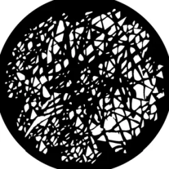 Tangled Breakup - Stock Gobo for Gobo Light Projectors - Choose your size!