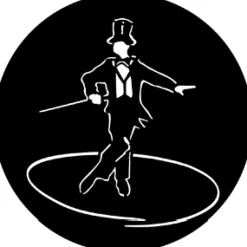 Tap Dancing - Stock Gobo for Gobo Light Projectors - Choose your size!